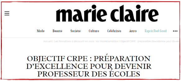 OBJECTIF CRPE : PRÉPARATION D’EXCELLENCE POUR DEVENIR PROFESSEUR DES ÉCOLES