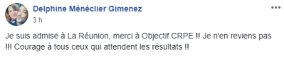 Je suis admise à La Réunion, merci à Objectif CRPE !! Je n'en reviens pas !!!