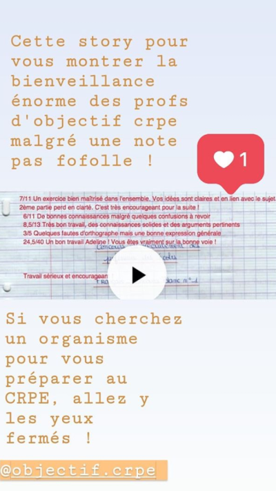 Si vous cherchez un organisme pour vous préparer au CRPE, allez-y les yeux fermés !