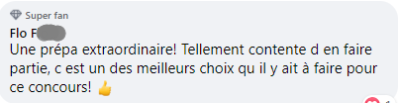 Une prépa extraordinaire ! Tellement contente d'en faire parie.