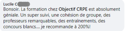 Objectif CRPE fait gagner beaucoup de temps car leurs cours sont très bien construits et leurs supports également !