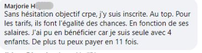 Sans hésitation Objectif CRPE, j'y suis inscrite, Au top !