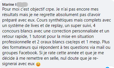 Si je rate cette année et que je me décide à me remettre en selle, nul doute que je resignerai avec eux !