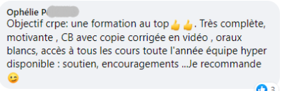 Une formation au top, très complète, motivante… je recommande