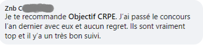 J'ai passé le concours l'an dernier avec Objectif CRPE et aucun regret !