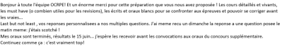 Les cours détaillés et vivants, les must have (o combien utiles pour les révisions), les écrits et oraux blancs pour se confronter aux épreuves et pouvoir se corriger avant les vraies...