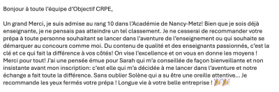 Du contenu de qualité et des enseignants passionnés, c’est la clé et ce qui fait la différence à vos côtés ! On vise l’excellence et on vous en donne les moyens !